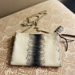 Coach Leather Crossbody- Snake Skin Print